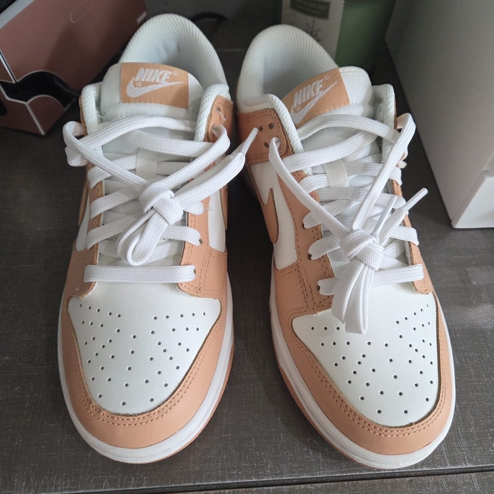 Nike Harvest Moon White And Orange Sneakers View 2